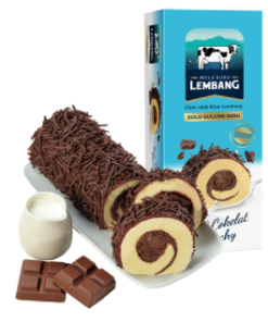 Bolu Gulung Susu Rasa Cokelat